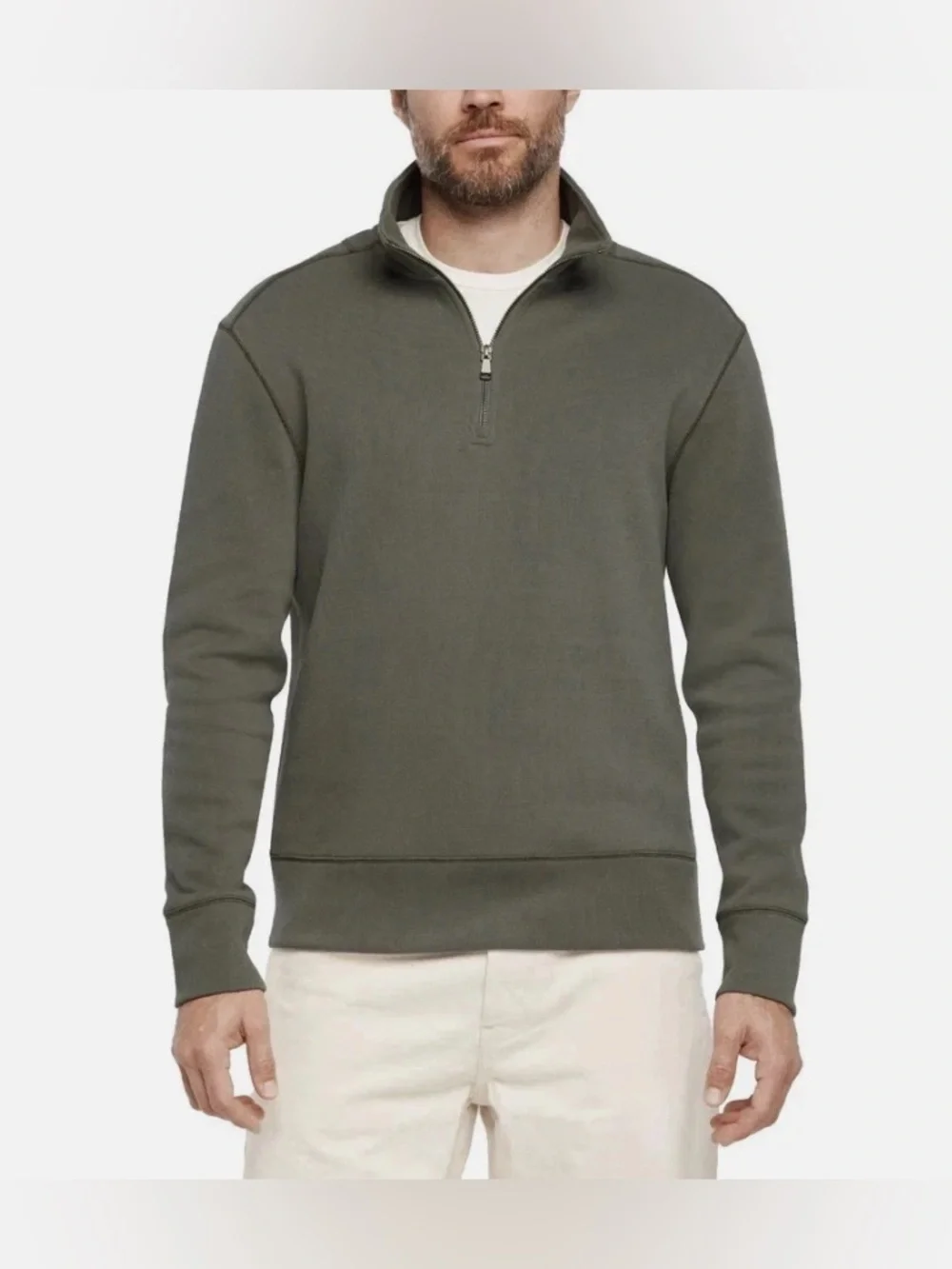 Banana Republic Men's 1/4 Zip Pullover Sweatshirt Size XXL NWT